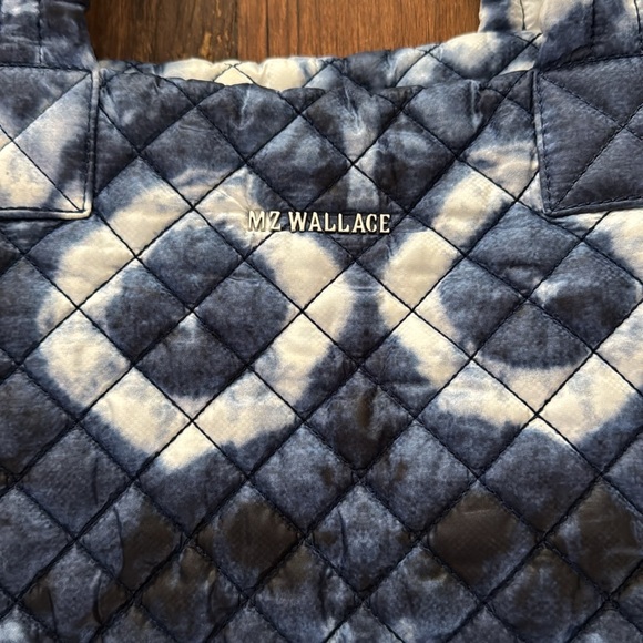 MZ Wallace Medium Blue Tie Dyed Tote - Picture 2 of 10